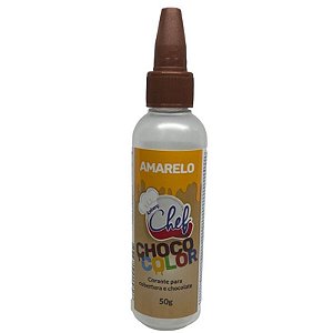 CORANTE PARA CORANTE E CHOCOLATE CHOCO COLOR AMARELO 50G – ICEBERG CHEF