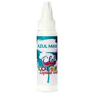 CORANTE COLOR LIQUIDGEL - AZUL MAR - 25G - ICEBERG CHEF