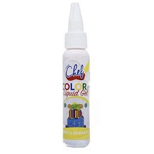 CORANTE COLOR LIQUID GEL AMARELO DAMASCO 25G - ICEBERG CHEF