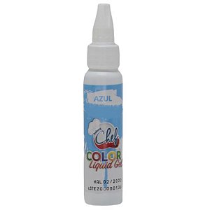 CORANTE COLOR LIQUID GEL AZUL 25G - ICEBERG CHEF