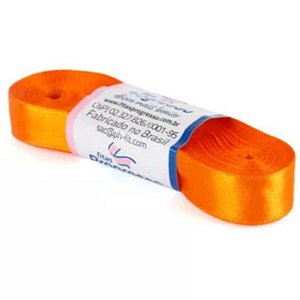 FITA DE CETIM PROGRESSO 15MM - 10M COR 066 LARANJA - 01 UNIDADE - PROGRESSO