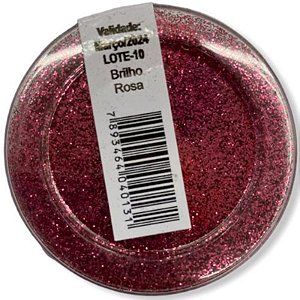 BRILHO PARA DECORAÇÃO - BRILHO ROSA - 10G - MORELLO