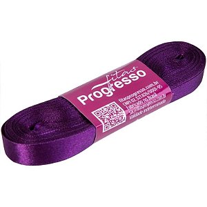 FITA DE CETIM PROGRESSO 22MM - 10M COR 675 VIOLETA - 01 UNIDADE - PROGRESSO