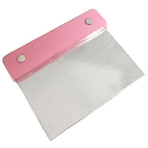 RASPADOR ROSA  DE INOX - 9X12CM - COD.RA-49 - SOLRAC