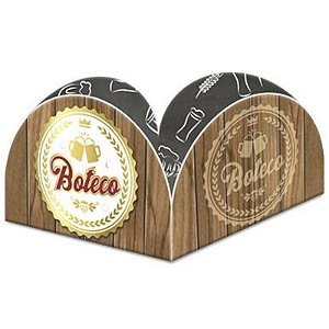 PORTA FORMINHA PARA DOCES FESTA BOTECO - CONTÉM 40 UNIDADES - JUNCO