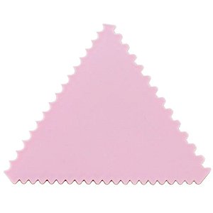 RASPADOR TRIANGULAR EM POLIPROPILENO ROSA RT-14  - 01 UNIDADE - SOLRAC