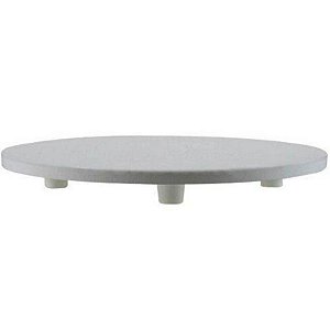 TABULEIRO PARA BOLO (REDONDO BRANCO) 20CM X 9MM EM MDF CÓD: RD 141 - SOLRAC