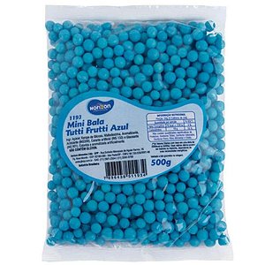 MINI BALA TUTTI FRUTTI AZUL 500GR - HORIZON
