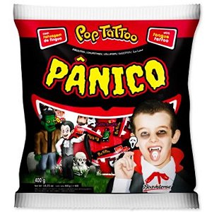 PIRULITO HALLOWEEN PANICO POP TATTOO 400GR BOAVISTENSE