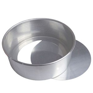 FORMA REDONDA FUNDO FALSO 20 X 5 CM CÓD:FO086 - 01 UNIDADE - RS ACESSÓRIOS