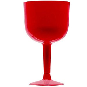 TAÇA PIT 500 GIN VERMELHO COM 4 UNIDADES - PLASTILANIA