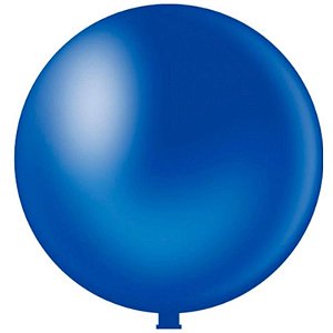 BALÃO LÁTEX 350 MAXIBALL - AZUL ESCURO - 40" 101 CM 1 UNIDADES - PIC PIC