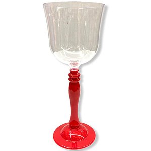 TAÇA DE VINHO COLONIAL 300 ML - VERMELHO  - 01 UNIDADE - LSC TOYS