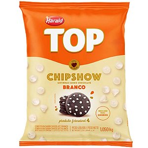 CHOCOLATE FORNEÁVEL GOTAS CHIPSHOW BRANCO -  1.05KG - HARALD