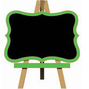 LOUSA PARA PERSONALIZAR CAVALETE VERDE NEON - 01 UNIDADE - GRINTOY