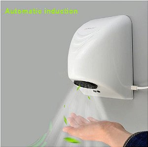 Secador de mãos elétrico Ar quente com sensor automático