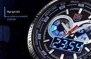 Relógio de luxo TVG Led seals elite Original