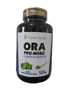 01 POTE Ora Pro NÓBIS- Cloreto De Magnésio= 60 Cápsulas