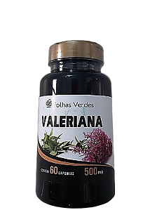 01 POTE de Suplemento Valeriana 500mg 60 cápsulas