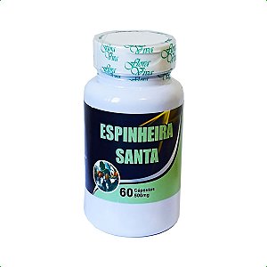 01 POTE de Espinheira Santa - 500 MG - 60 Cápsulas
