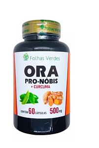 01 POTE de Ora PRÓ NOBIS com CÚRCUMA com 60 Cápsulas de 500MG