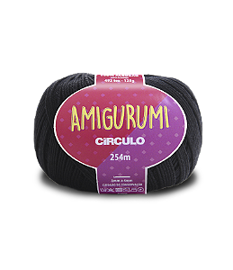 Amigurumi Circulo 254mt - cor 8990-Preto