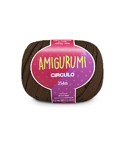 Amigurumi Circulo 254mt - cor 7400-Brownie