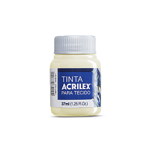Tinta  Acrilex  Para Tecido Fosca Cor 529 Marfim 37ml
