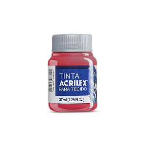 Tinta  Acrilex  Para Tecido Fosca Cor 586 Coral 37ml