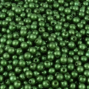 Perola ABS Com Furo Cor Verde