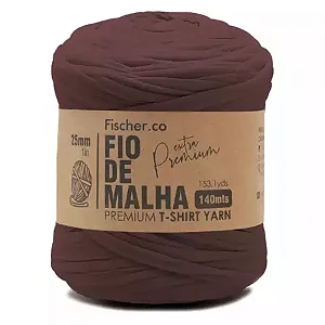 Fio De Malha Extra Premium Cor 21-Marrom Cor Especial