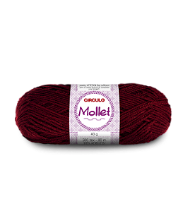 Lã Mollet Circulo 40gr Cor-0115-Rubi