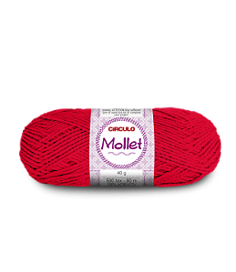 Lã Mollet Circulo 40gr Cor-0145-Chama