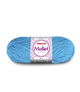 Lã Mollet Circulo 40gr Cor-2194-Turquesa