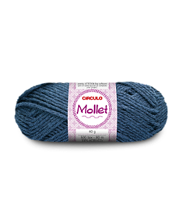 Lã Mollet Circulo 40gr Cor-2423-Mergulho