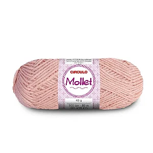 Lã Mollet Circulo 40gr Cor-3013-Glacê