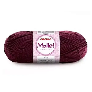 Lã Mollet Circulo 40gr Cor-3037-Rebu