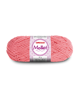 Lã Mollet Circulo 40gr Cor-3128-Cupido