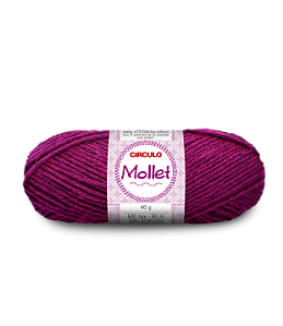 Lã Mollet Circulo 40gr Cor-3914-Begonia