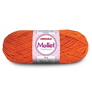 Lã Mollet Circulo 40gr Cor-4817-Brasa