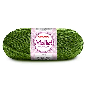 Lã Mollet Circulo 40gr Cor-5329-Acelga
