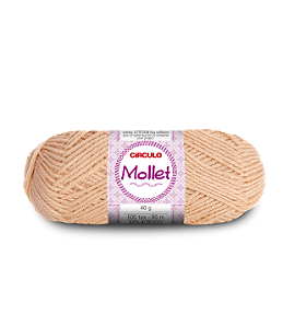 Lã Mollet Circulo 40gr Cor-7034-Marfim