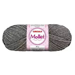 Lã Mollet Circulo 40gr Cor-7105-Águia