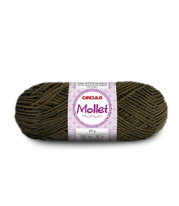Lã Mollet Circulo 40gr Cor-7655-Cravo