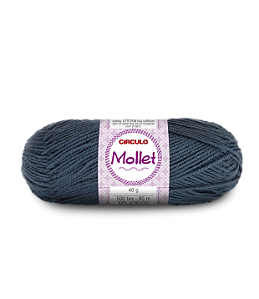Lã Mollet Circulo 40gr Cor-8860-Noturno
