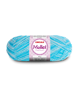 Lã Mollet Circulo 40gr Cor-9113-Mescla Cascata