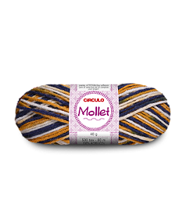 Lã Mollet Circulo 40gr Cor-9471-Mescla Toronto