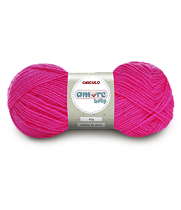 Lã Amore Baby 40gr Cor-3190-Pink