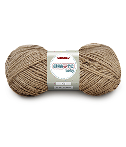 Lã Amore Baby 40gr Cor-7557-Amêndoa