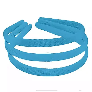 Tiara Encapada-10mm Cor-Turquesa-Com 12 unidades